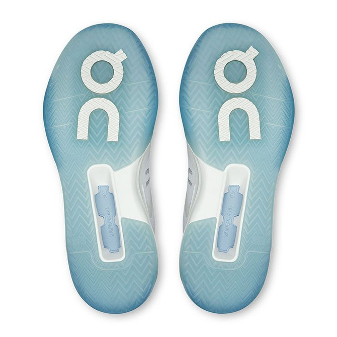 On The Roger Advantage Pro Womens Tennis Shoe - White/Chambray - 2