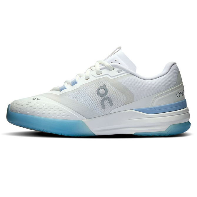On The Roger Advantage Pro Womens Tennis Shoe - White/Chambray - 3