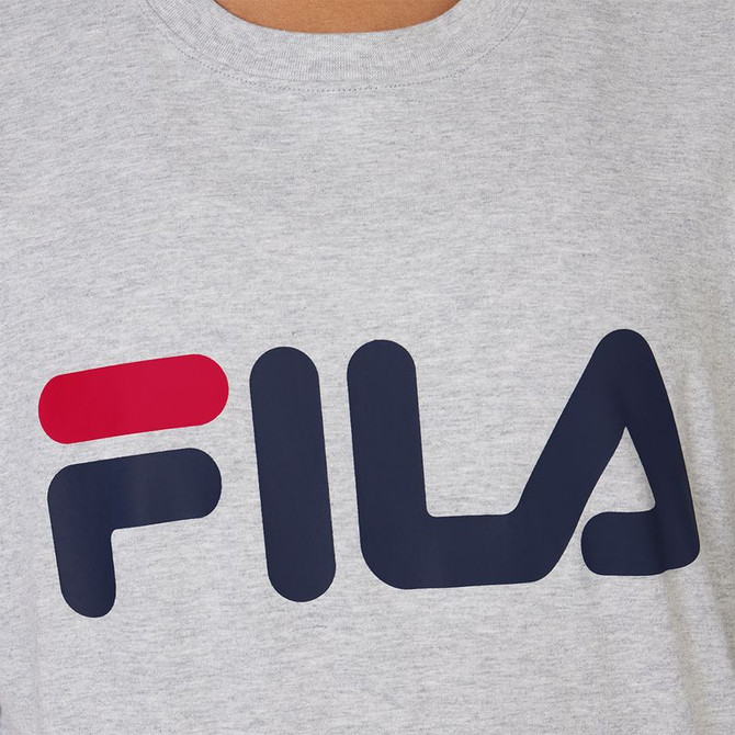 Fila Classic Logo Tee Shirt - Grey Heather - 2