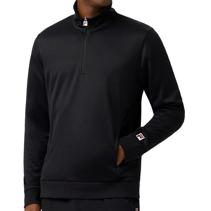 Fila Essentials 1/4 Zip Long Sleeve - Black