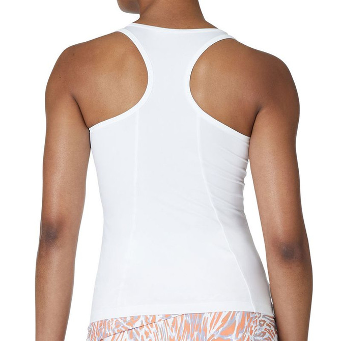 Fila Deuce Court Racerback Tank Top - White/Animal - 2
