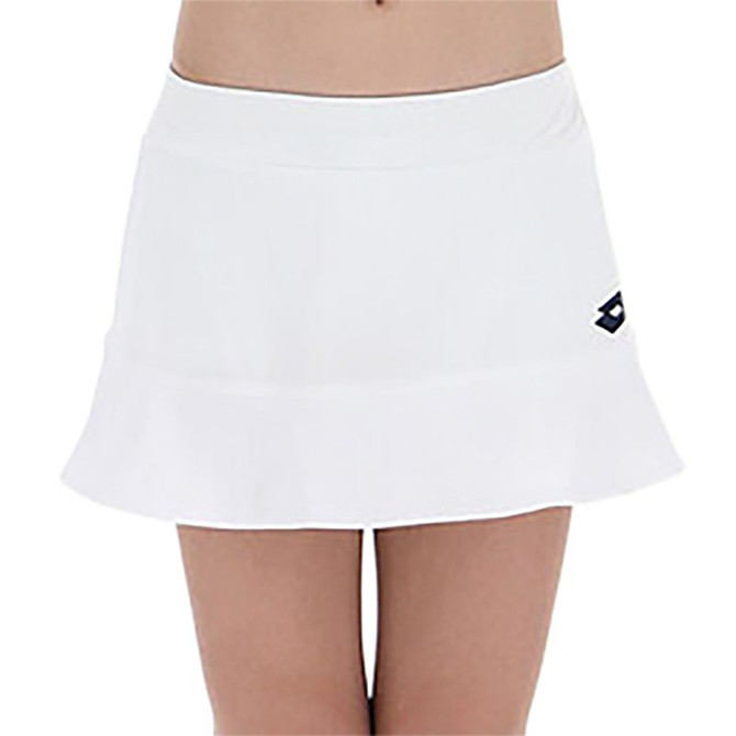 Lotto Girls Squadra II Skirt - Bright White