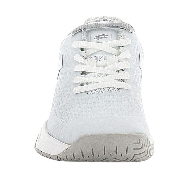 Lotto Mirage 100 Speed Womens Tennis Shoe - All White/Cool Gray - 4