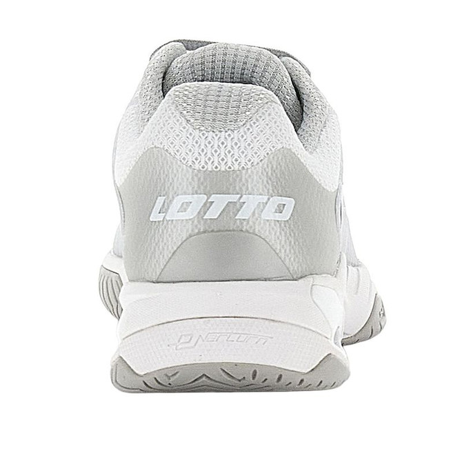Lotto Mirage 100 Speed Womens Tennis Shoe - All White/Cool Gray - 5