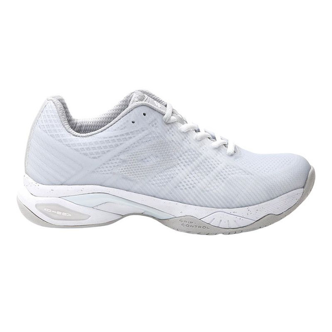 Lotto Mirage 300 Speed Womens Tennis Shoe - All White/Vapor Gray