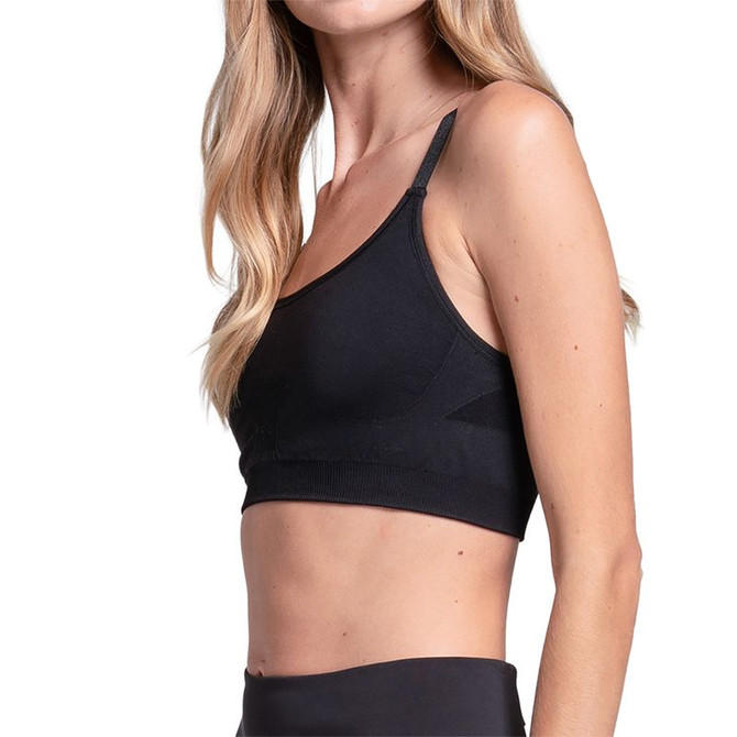 Lucky in Love Core Active Seamless Sports Bra - Black - 3