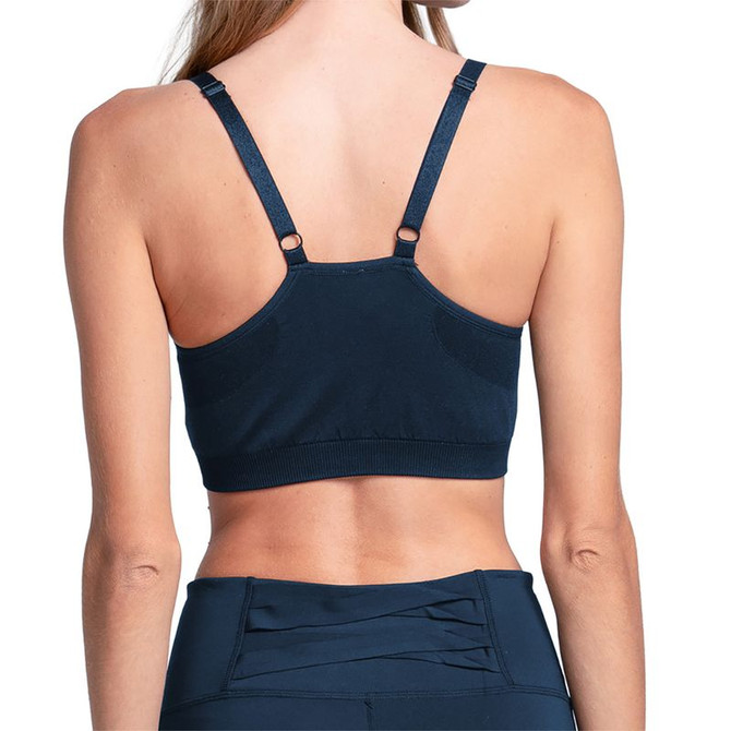 Lucky in Love Core Active Seamless Sports Bra - Midnight - 3