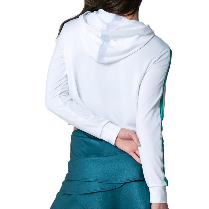 Lucky in Love All Shimmers Hoodie - White - 3