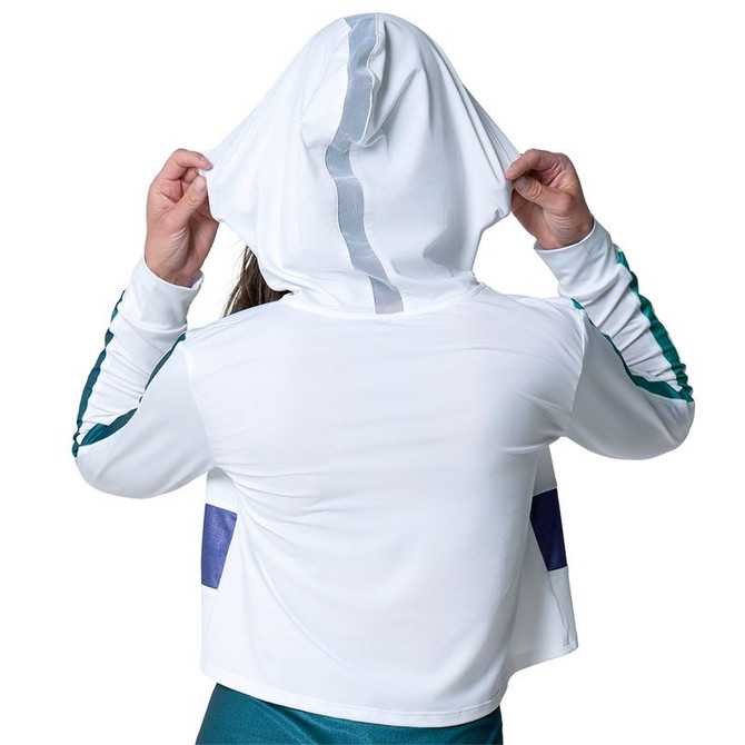 Lucky in Love All Shimmers Hoodie - White - 4