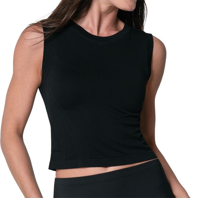 Lucky in Love Core Active Seamless Muscle Tank - Black