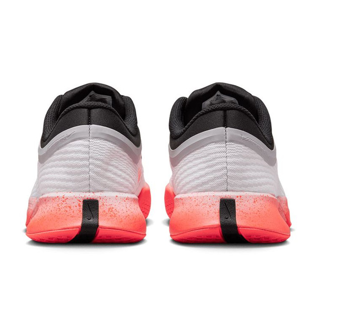 Nike Zoom Vapor Pro 3 Premium Womens Tennis Shoe - White/Hot Lava/Wolf Grey - 5