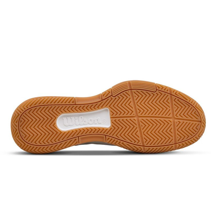 Wilson CourtGlide Mens Tennis Shoe - White/Sycamore/Gum - 2