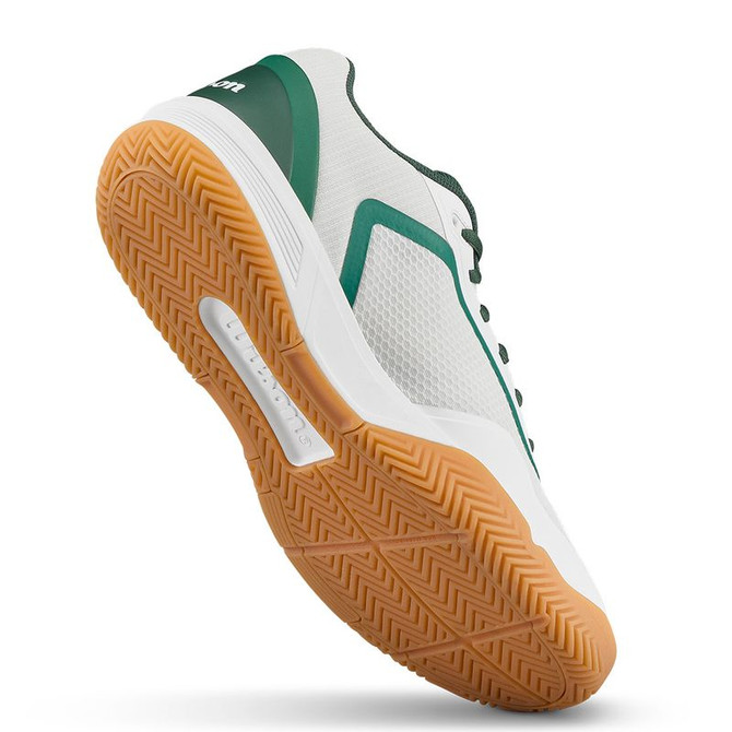 Wilson CourtGlide Mens Tennis Shoe - White/Sycamore/Gum - 7