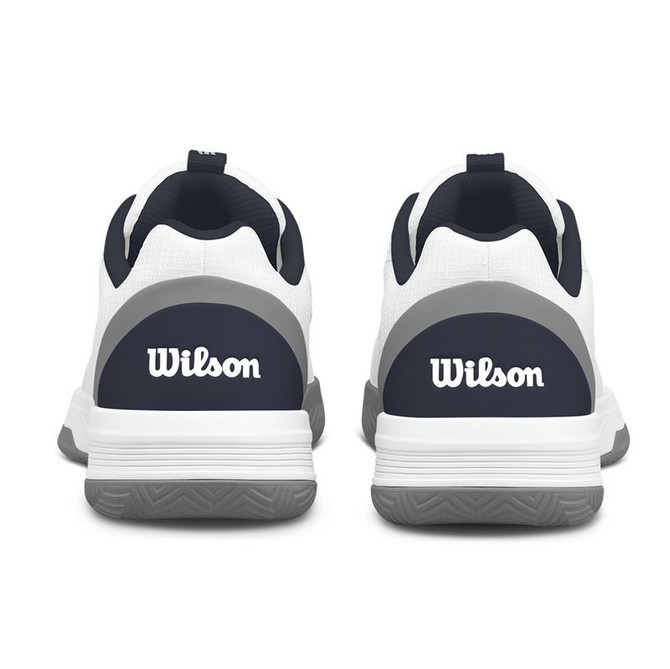 Wilson CourtGlide Mens Tennis Shoe - White/Navy Blazer/Quarry - 3