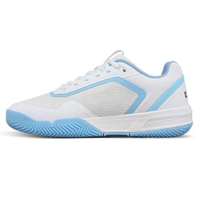 Wilson CourtGlide Womens Tennis Shoe - White/Airy Blue/Navy Blazer - 5