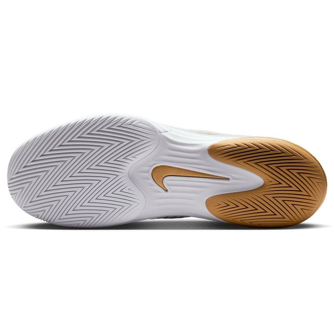 Nike Zoom Vapor 12 Hypersmash Mens Tennis Shoe - White/Metallic Gold/Pure Platinum - 2