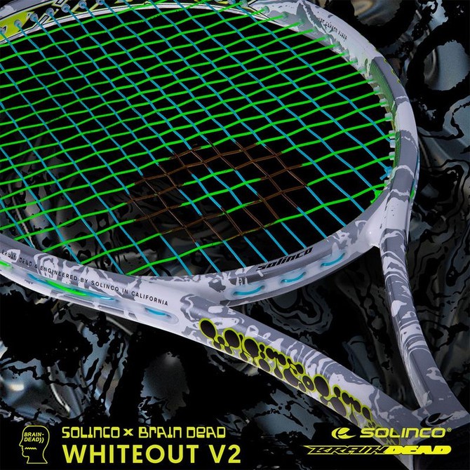 Solinco Whiteout x Brain Dead V2 305 Tennis Racquet - 3