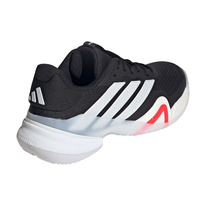 adidas Barricade 14 Mens Clay Tennis Shoe - Core Black/Zero Metallic/Lucid Red - 5