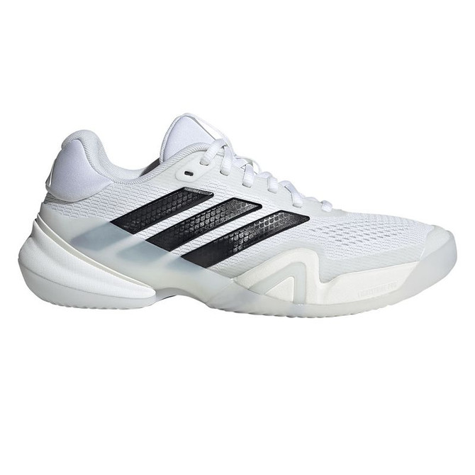 adidas Barricade 14 Womens Clay Tennis Shoe - White/Core Black/White