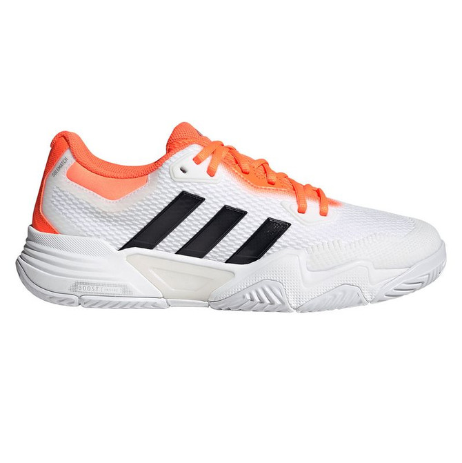 adidas Sole Match Control 2 Mens Tennis Shoe - White/Black/Lucid Orange