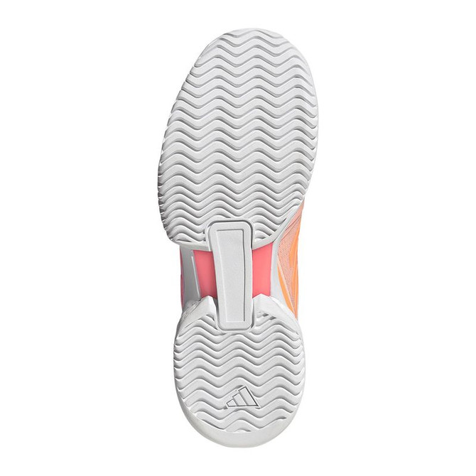 adidas Avaluxe Womens Tennis Shoe - Blush Pink/Beach Orange/White - 2
