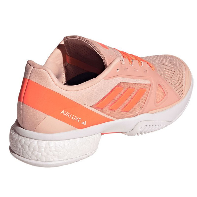 adidas Avaluxe Womens Tennis Shoe - Blush Pink/Beach Orange/White - 5