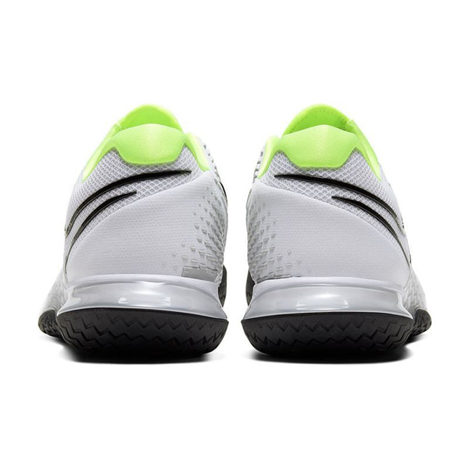Nike Court Zoom Vapor Cage 4 Mens Tennis Shoe - White/Black/Volt/Pure Platinum - 5