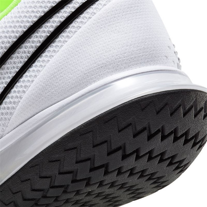 Nike Court Zoom Vapor Cage 4 Mens Tennis Shoe - White/Black/Volt/Pure Platinum - 8
