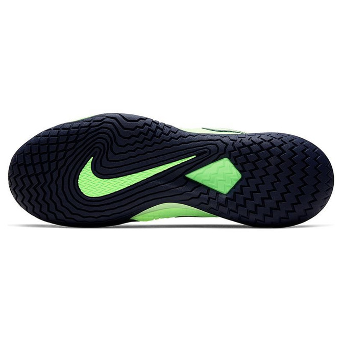 Nike Court Zoom Vapor Cage 4 Mens Tennis Shoe - Ghost Green/Blackened Blue/Barely Volt - 2