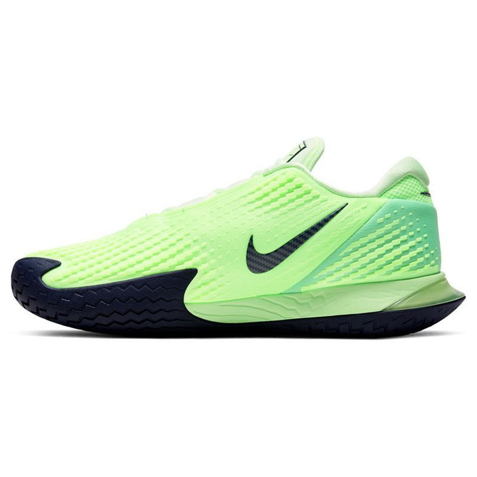 Nike Court Zoom Vapor Cage 4 Mens Tennis Shoe - Ghost Green/Blackened Blue/Barely Volt - 3
