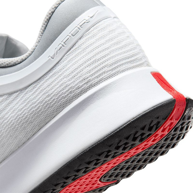 Nike Zoom Vapor Pro 3 Mens Tennis Shoe - White/Light Crimson/Pure Platinum - 8