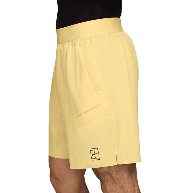 Nike Court 8 inch Advantage Short - Tangerine Tint/Black - 2