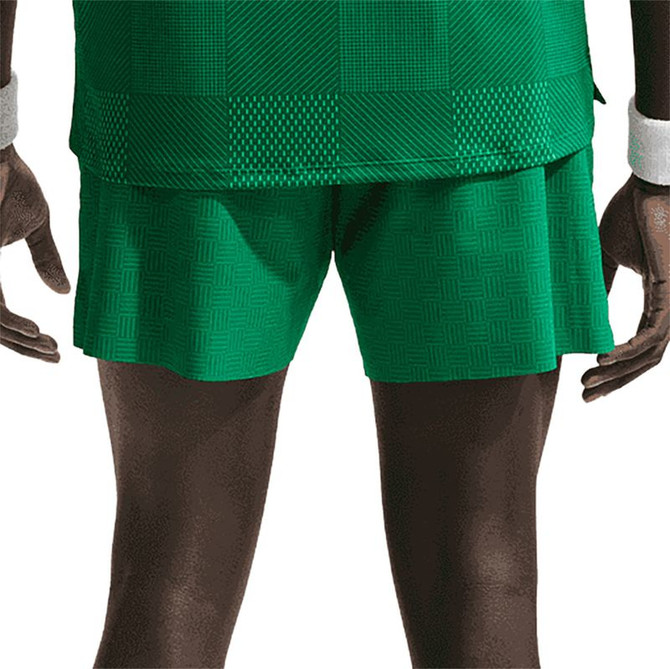 Nike Court Printed 6 inch Advantage Short - Malachite/White - 2