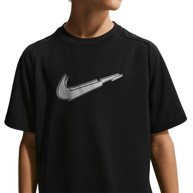 Nike Dri Fit Boys Graphic Tee - Black/White - 3