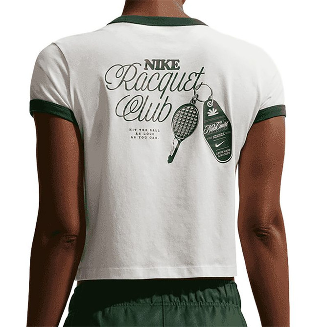 Nike Court Collection Tee Shirt - Sail/Midnight Navy - 2