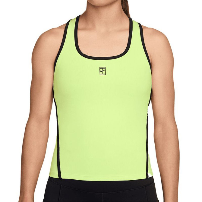 Nike Advantage Novelty Tank Top - Light Lemon Twist/Black