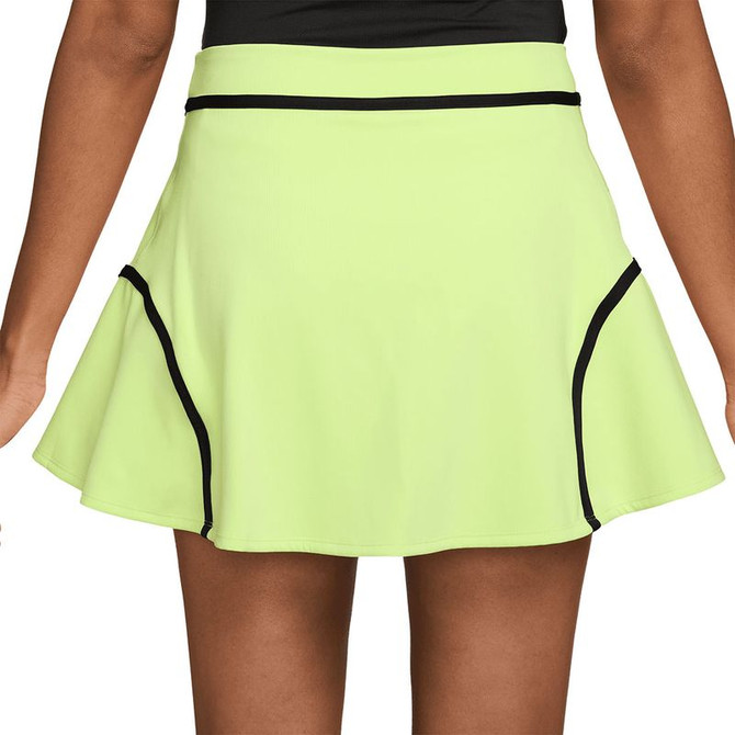 Nike Advantage Novelty Skirt - Light Lemon Twist/Black - 3