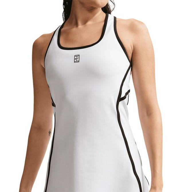 Nike Advantage Novelty Dress - White/Black - 3
