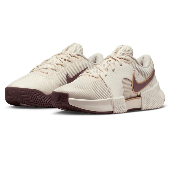 Nike Zoom GP Challenge 1.5 Womens Tennis Shoe - Pale Ivory/Tattoo Vanchetta/Tan - Final Sale - 4
