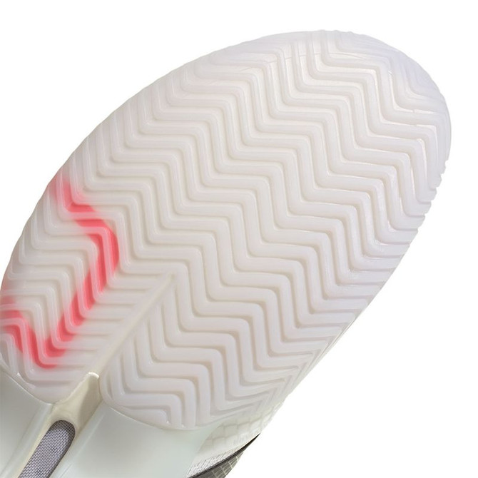 adidas Barricade 14 Mens Wide Tennis Shoe - White/Core Black/Lucid Red - 7