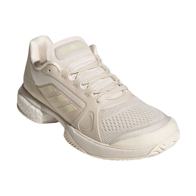 adidas Avaluxe Womens Tennis Shoe - Chalk White/Ice Gold Metallic/Zero Metallic - 4