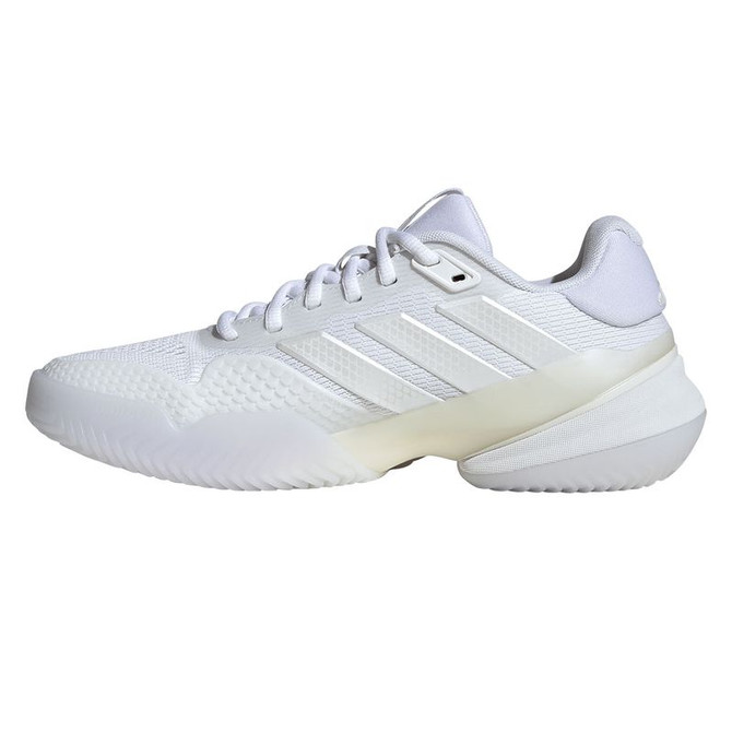 adidas Barricade 14 Womens Tennis Shoe - White/Zero Metallic/White - 3