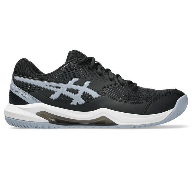 Asics Gel Dedicate 8 Mens Tennis Shoe - Black/Grey Blue