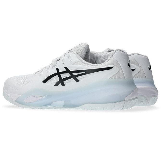 Asics Gel Resolution X Mens Wide (2E) Tennis Shoe - White/Black - 5
