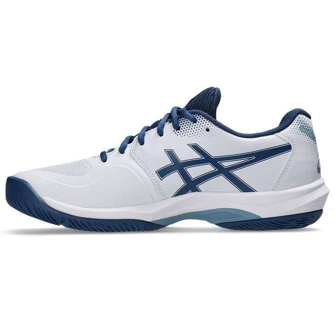 Asics Gel Game FF Mens Pickleball Shoe - White/Twilight Blue - 3