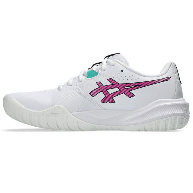Asics Gel Challenger 15 Mens Tennis Shoe - White/Digital Sakura - 3