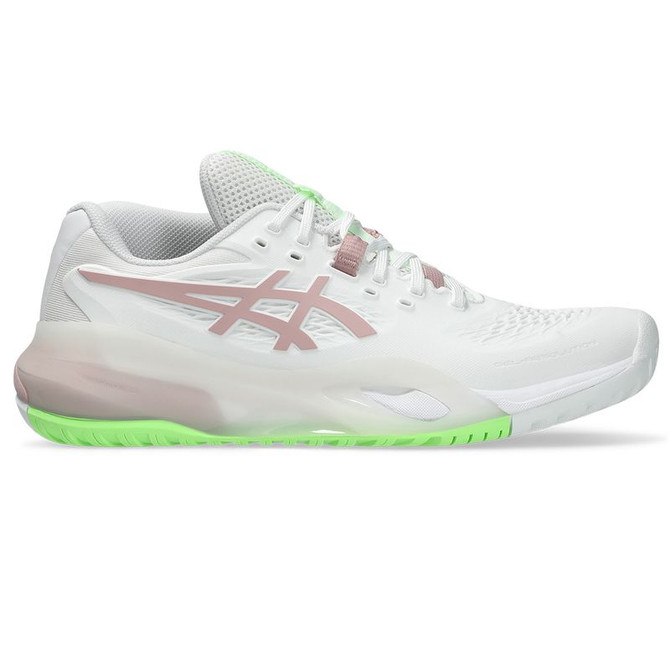 Asics Gel Resolution X Womens Tennis Shoe - White/Morganite