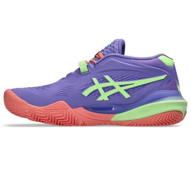 Asics Gel Resolution X Womens Padel Shoe - Amethyst/Illuminate Green - Final Sale - 3