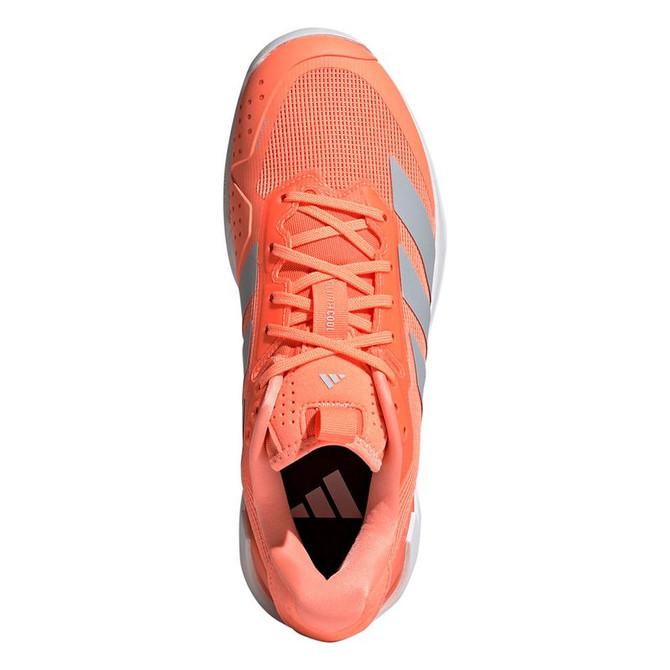 adidas Adizero Ubersonic 5 Womens Tennis Shoe - Beam Orange/Halo Blue/White - 6
