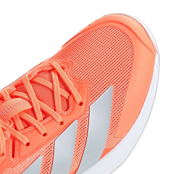 adidas Adizero Ubersonic 5 Womens Tennis Shoe - Beam Orange/Halo Blue/White - 7